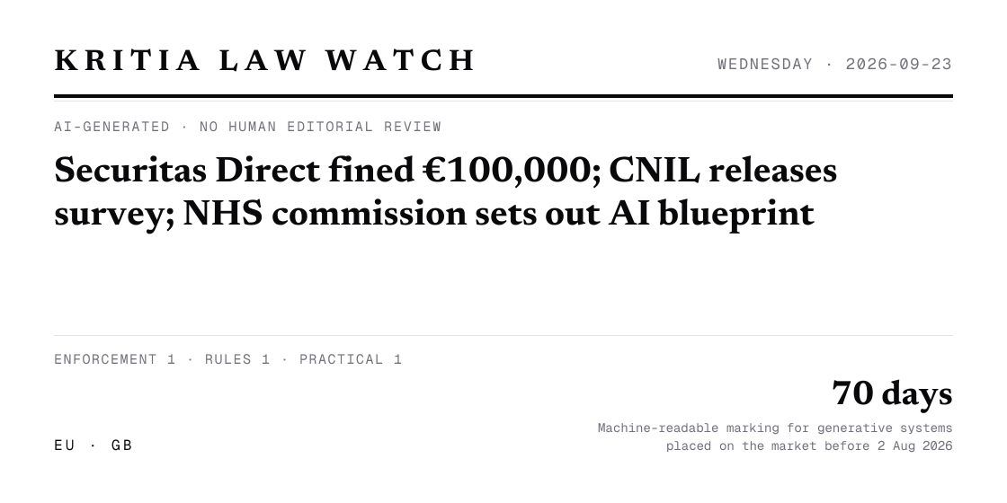 Law Watch — WED 2026-09-23
